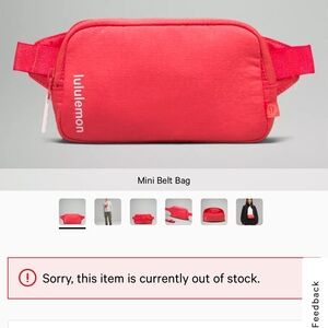 lululemon athletica Belt Bag LULULEMON Everywhere Mini Belt Bag in Solar Orange